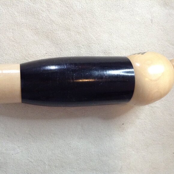 VTG Japanese Kokeshi Doll; "Geshia"; Dento, signed, wood turned; Collectible - Picture 3 of 5